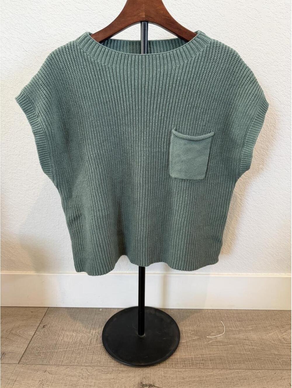 Women's Green and Khaki Shirt
